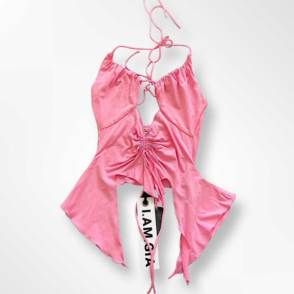 I.AM.GIA fairy pink party top